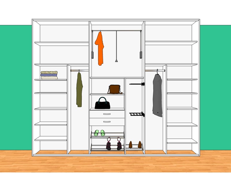 Projektujemy funkcjonalną szafę – PORADNIK+GOTOWE PROJEKTY